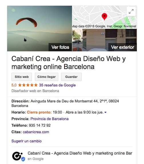 posicionamiento local